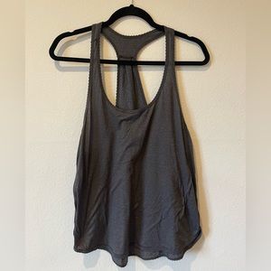 Lululemon Grey Scalloped Tank - Size 8